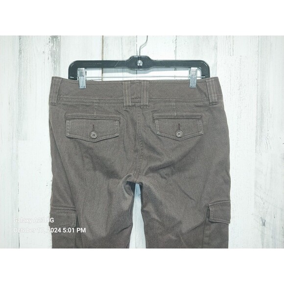The Limited Drew Fit Pants Cotton Blend Flare Leg Brown 32 Waist 32 inseam SZ 6 - Picture 6 of 8